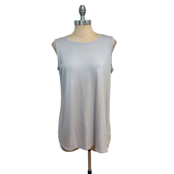 Eileen Fisher Tencel Tunic Tank Top Lavender size Medium - Picture 1 of 4